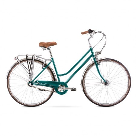 Bicicleta de oras pentru femei Romet Vintage Classic D Turcoaz Inchis 2023