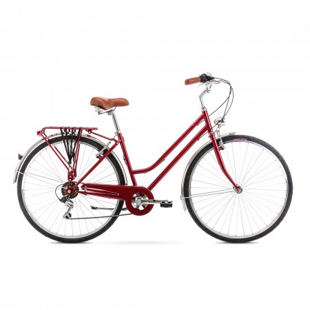 Bicicleta de oras pentru femei Romet Vintage Eco D Visiniu 2023