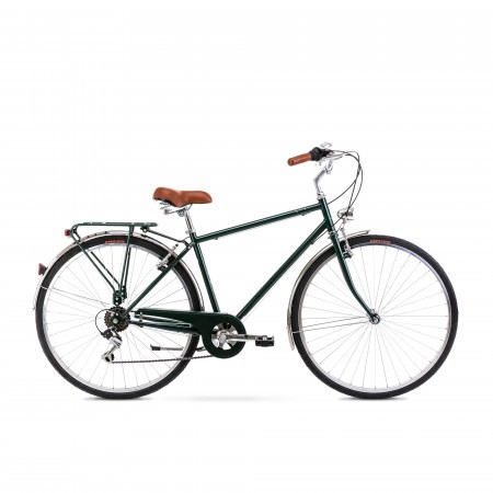 Bicicleta de oras pentru barbati Romet Vintage Eco M Verde Inchis 2023