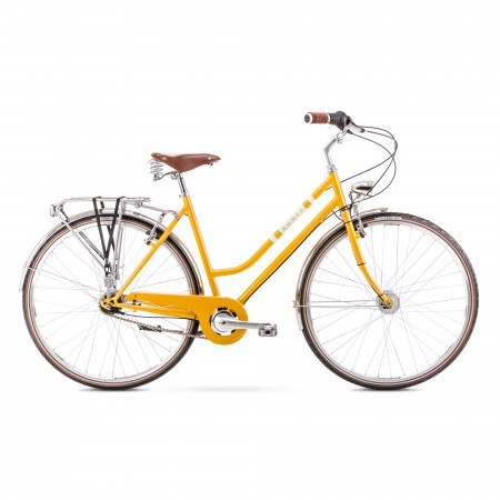 Bicicleta de oras pentru femei Romet Vintage LTD D Galben 2023