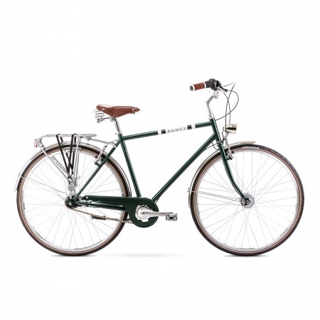 Bicicleta de oras pentru barbati Romet Vintage LTD M Verde Inchis 2023