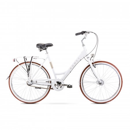 Bicicleta de oras pentru femei Romet Sonata Classic 26 Alb 2022