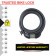 Antifurt Master Lock cablu spiralat cu cifru iluminat 1.8m x 12mm Negru