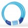 Antifurt Master Lock cablu spiralat cu cifru 1.2m x 10mm Albastru