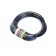 Antifurt cablu spiralat cu cifru Romet SL602 1000 x 10 mm Negru 2