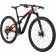 Imagine laterala bicicleta de munte full-suspension pentru femei Cannondale Scalpel Carbon 2 Negru/Mov/Rosu 2021