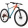 Imagine laterala bicicleta de munte hardtail Cannondale F-SI Carbon 4 Alpine Turcoaz/Portocaliu 2021