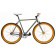 Bicicleta de oras fixie Cheetah Gri/Auriu