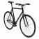 Bicicleta Fixie flip-flop hub Deoras Negru