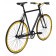 Bicicleta Fixie flip-flop hub Deoras Negru/Auriu