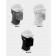 Masca pentru sportivi Naroo N0 respirabila cu 3D mesh Negru
