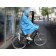 Pelerina ploaie simpla tip poncho pentru bicicleta Albastru
