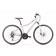 Bicicleta de trekking pentru femei Orkan 3 D Argintiu 2020